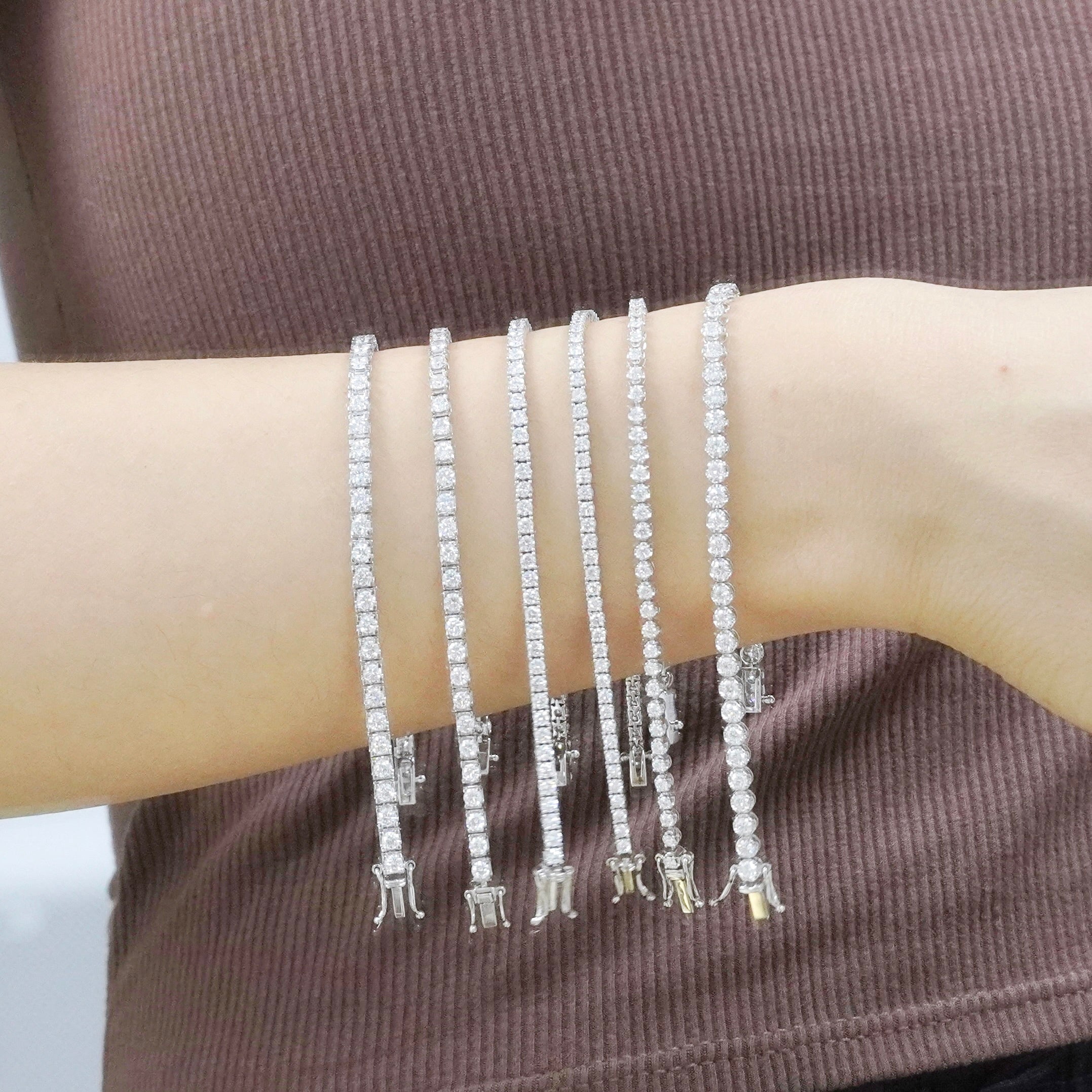 四爪鑽石手鏈 Four Prongs Tennis Diamond Bracelet