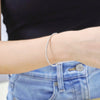 半環鑽石鏈鐲 Half-paved Diamond Bracelet Bangle