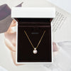 Akoya珍珠單鑽項鏈 Akoya Pearl Diamond Necklace