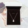 Akoya珍珠單鑽項鏈 Akoya Pearl Diamond Necklace