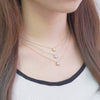 泡泡單鑽項鏈 Solitaire Bezel Diamond Necklace